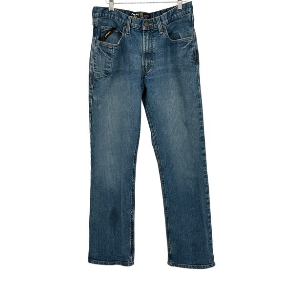 Ariat Rebar M4 Relaxed Basic Boot Cut Jeans 31x34 DuraStretch Workwear - Picture 1 of 10